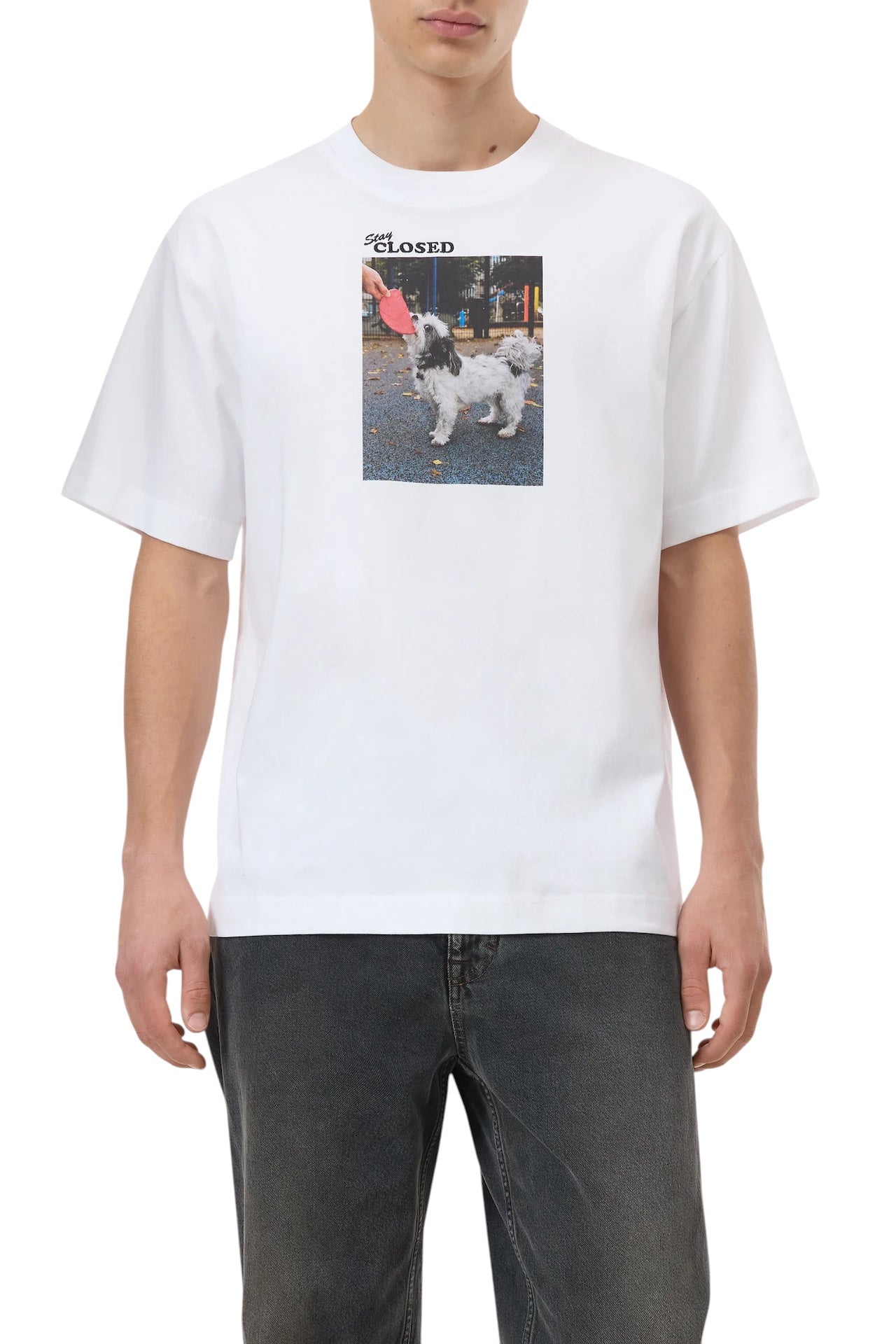 T-shirt manica corta con stampa Closed