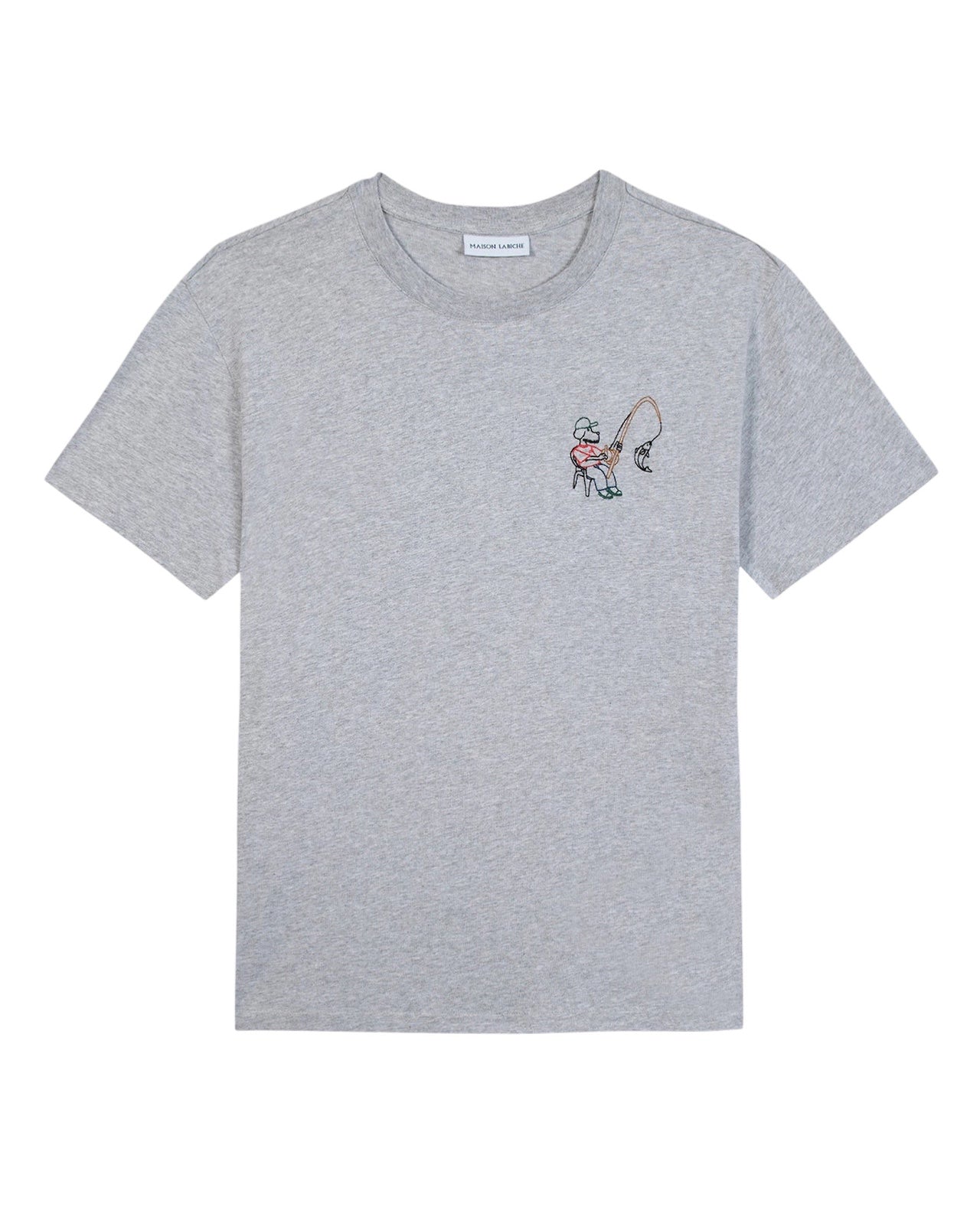 T-shirt grigia Maison Labiche