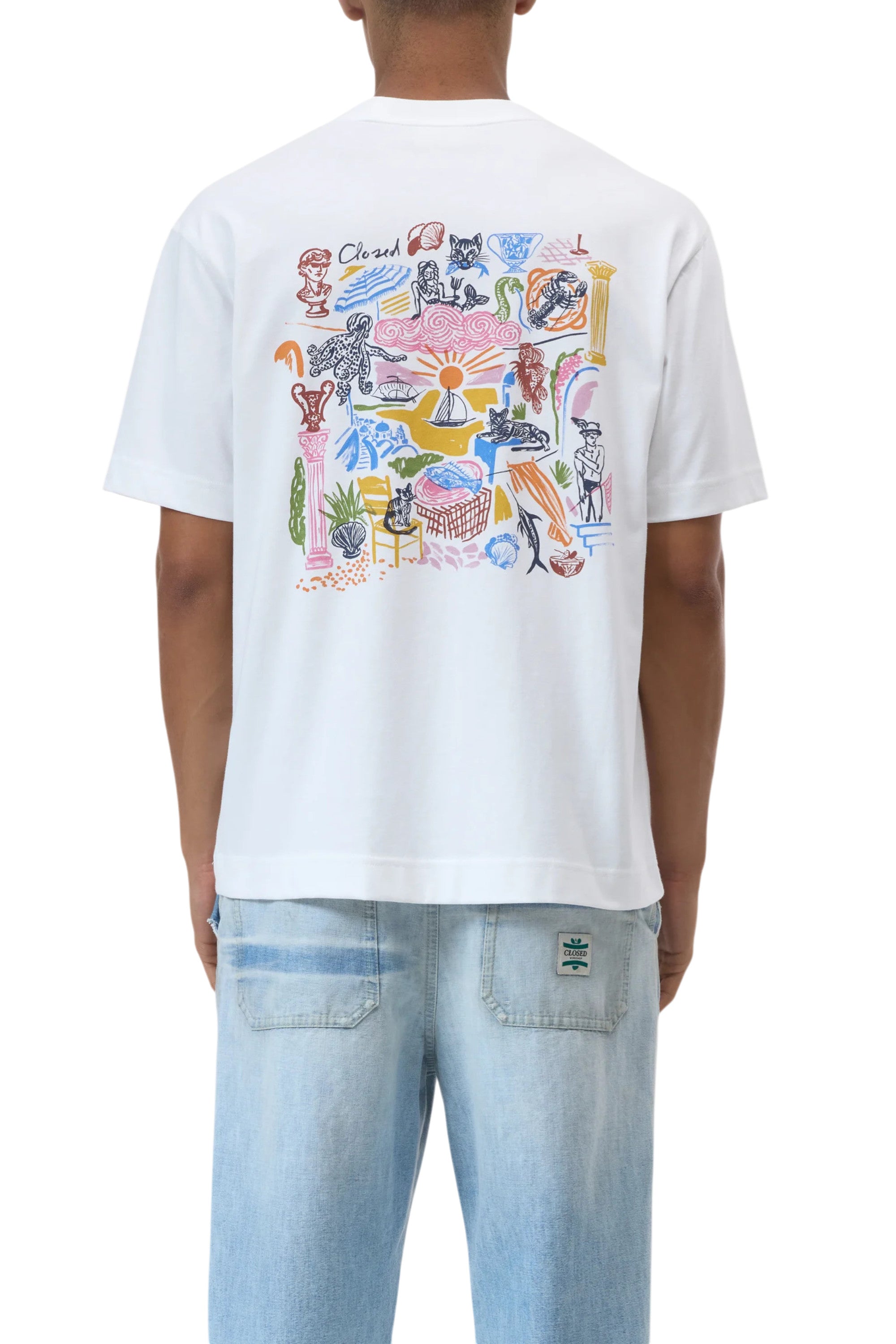 T-shirt manica corta con stampa Closed