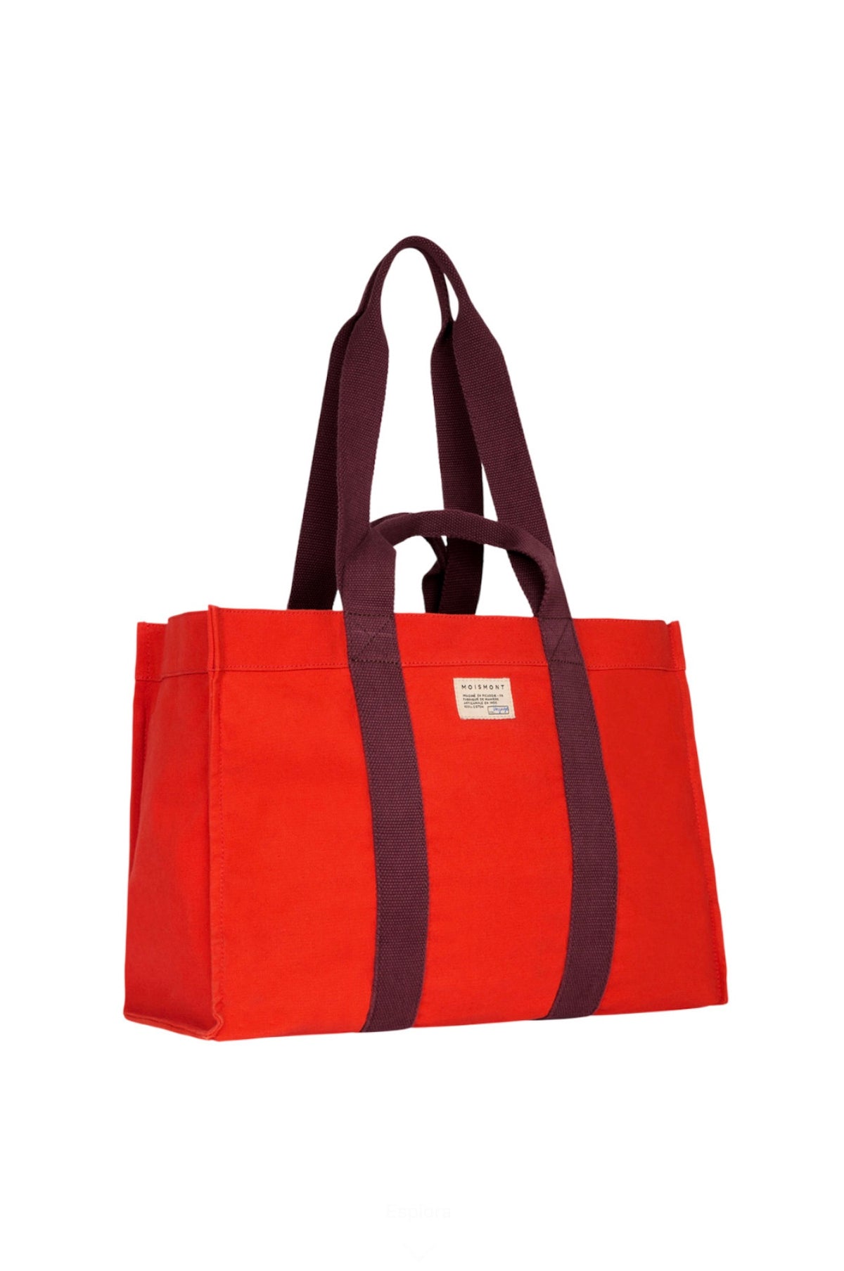 Tote bag in cotone Moismont Cabas N°46 – arancio