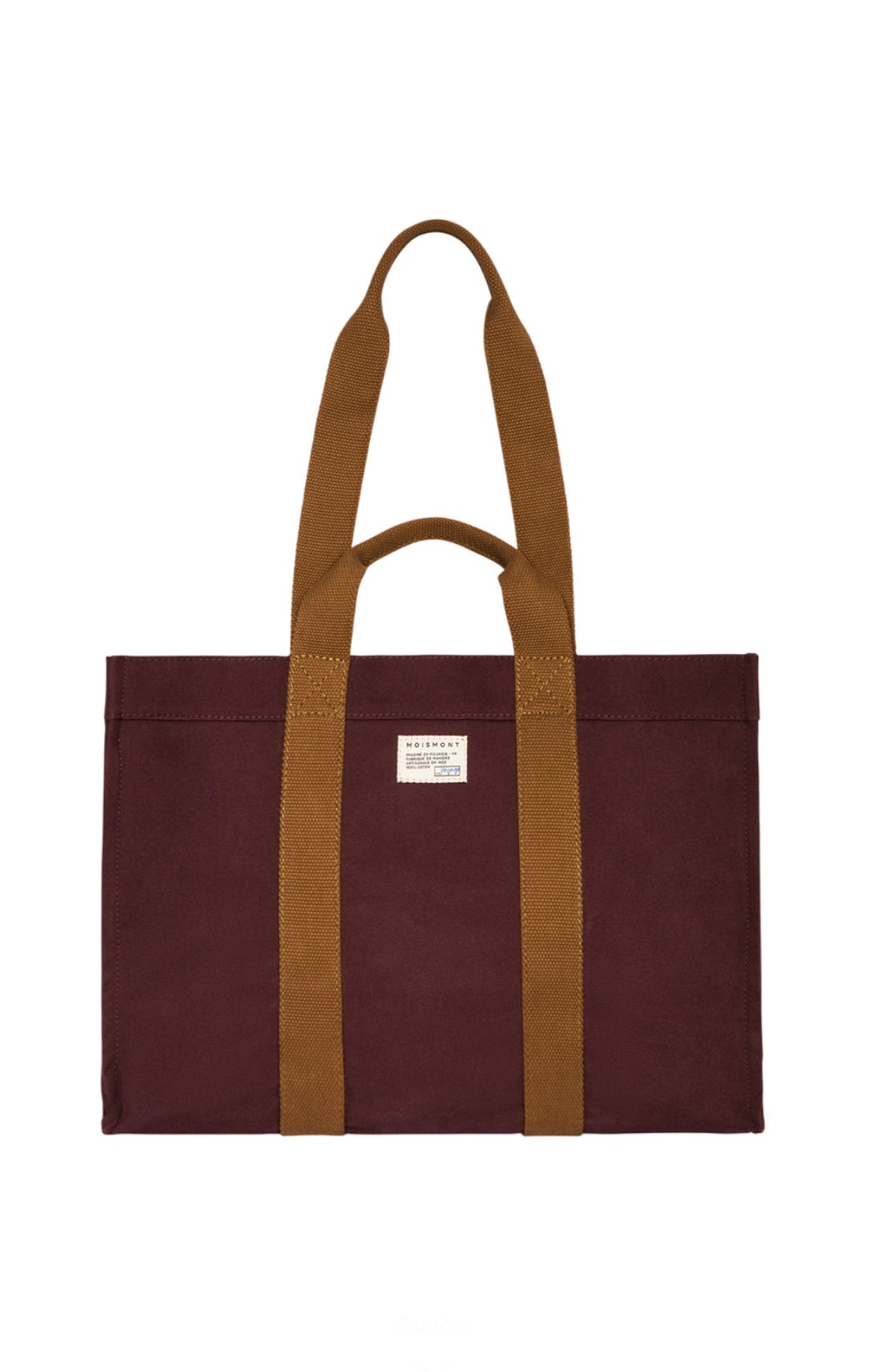Tote bag in cotone Moismont Cabas N°46 – marrone