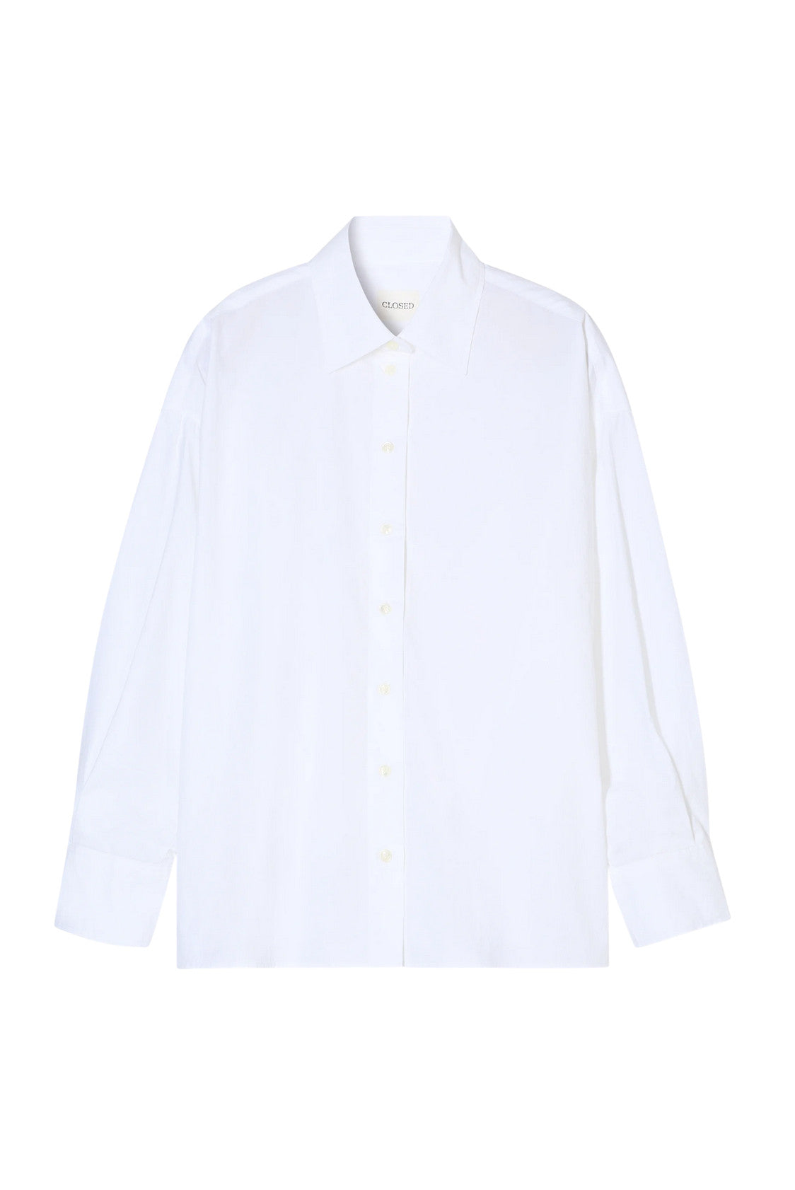 Camicia bianco in cotone organico Closed